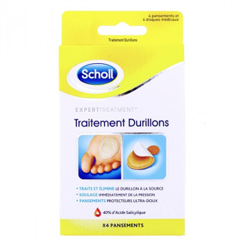 Pansements Traitement Durillons x4 Scholl