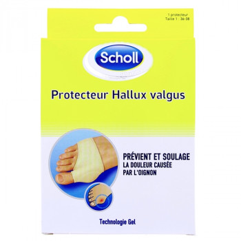 Protecteur Hallux valgus Taille 1 (36-38) Scholl