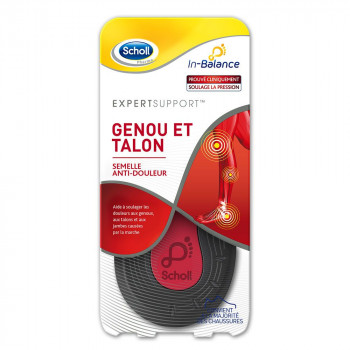 Semelles Anti-douleur Genou et Talon Taille S Scholl