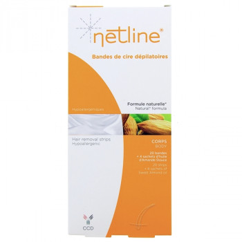 Netline Bandes de cire dépilatoires Corps x20 CDD