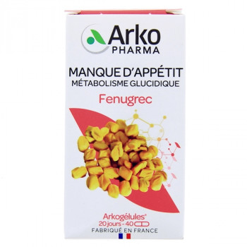 Arkogélules Fenugrec x40 gélules Arkopharma