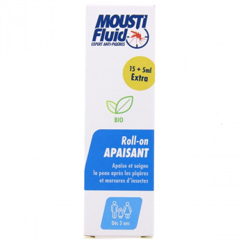 Moustifluid Roll-on Apaisant Bio 20ml