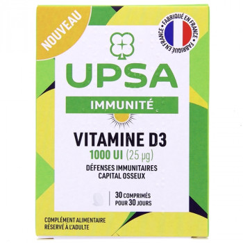 Vitamine D3 Immunité x30cpr UPSA