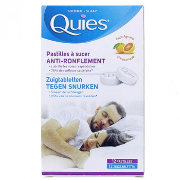 Pastilles à sucer Anti-ronflement Agrume x12 Quiès