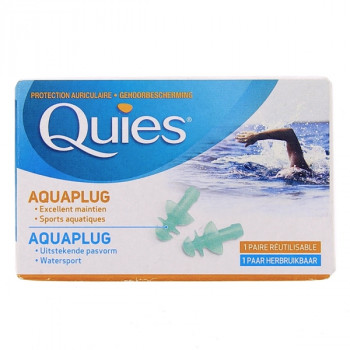 Aquaplug Protection Auriculaire x1 paire réutilisable Quiès