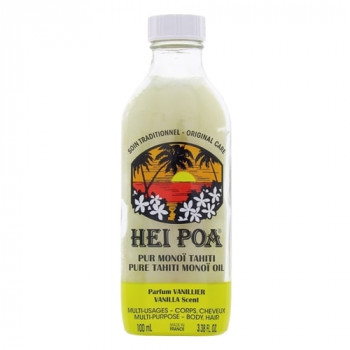 Pur Monoï Tahiti Parfum Vanille 100ml Hei Poa
