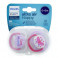 Sucettes Ultra Air Happy 0-6m x2 Rose Avent