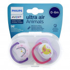 Sucettes Ultra Air Animals 0-6m...