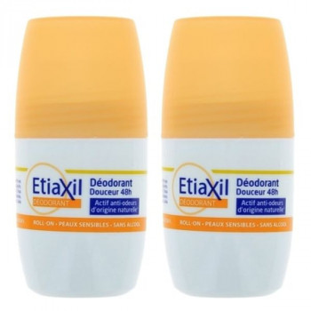 Déo Roll-on Douceur 48h Peaux sensibles 2x50ml Etiaxil
