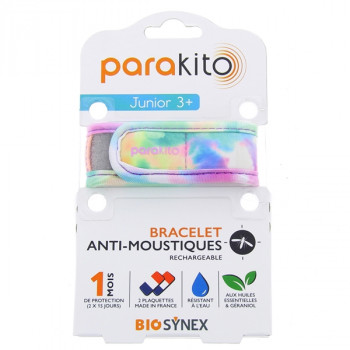 Bracelet Anti-moustiques Junior 3+ Tie & Dye PARA'KITO