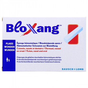 Bloxang Éponge hémostatique x4 Bausch + Lomb