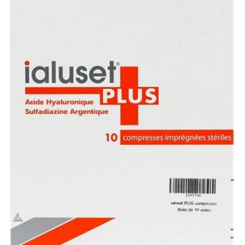 Ialuset Plus Compresse imprégnée 10x10cm