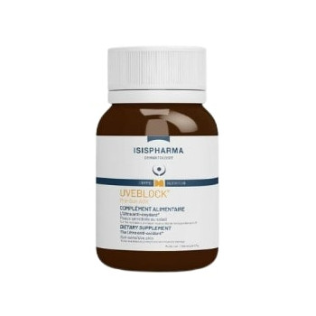 UVEBLOCK Pre-sun AOX Peaux sensibles au soleil  x60 gélules Isispharma
