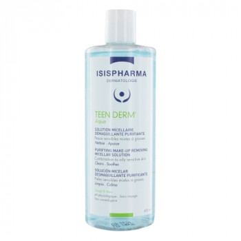 TEEN DERM Aqua Solution micellaire purifiante  400ml Isispharma