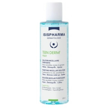 TEEN DERM Aqua Solution micellaire purifiante  250ml Isispharma