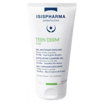TEEN DERM Gel nettoyant exfoliant 150ml Isispharma
