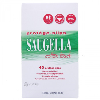 Cotton touch Protège slips x40 Saugella