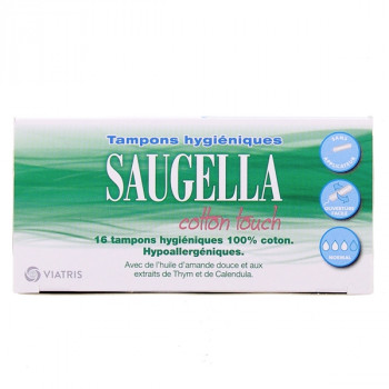 Cotton Touch Tampons Normal x16 Saugella