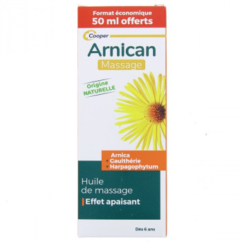 Arnican Massage Huile Effet apaisant 200ml Cooper
