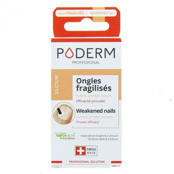 Huile-Sérum Silicium Ongles fragilisés 8ml Poderm