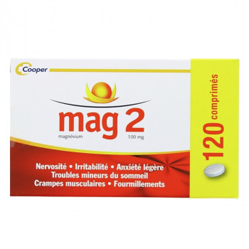 Mag 2 Magnésium 100mg x120cpr