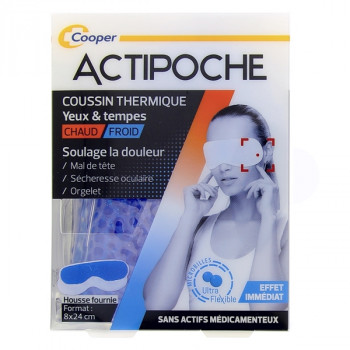 Actipoche Billes Coussins Thermique Yeux & Tempes