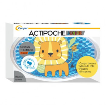 Actipoche Billes Junior Coussin Thermique Lion