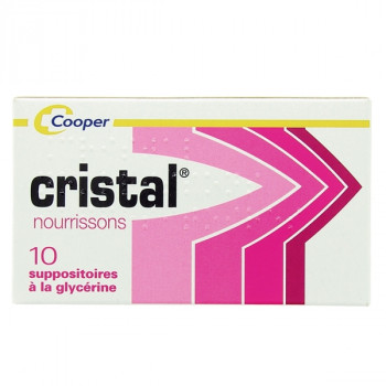 Cristal Nourrissons x10 Suppositoires Cooper