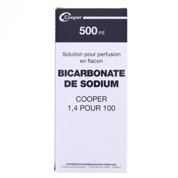 Bicarbonate de sodium Cooper 1,4% 500ml