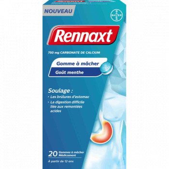 Rennaxt x20 gommes à mâcher Bayer