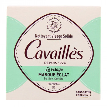 Nettoyant Visage Solide Masque Eclat 70g Cavaillès