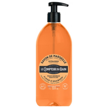 Savon Liquide Fleur d'oranger 1L Le comptoir du bain