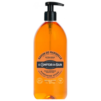 Savon Liquide Mandarine Sauge 1L Le comptoir du bain