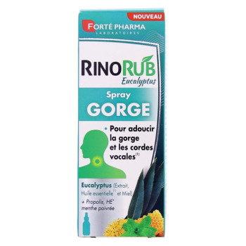 RinoRub Eucalyptus Spray Gorge 15ml Forté Pharma