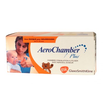 Aerochamber Plus Chambre inhalation avec masque pédiatrique