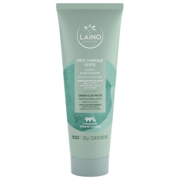 Pâte d'Argile Verte Masque & Cataplasme 350g Laino