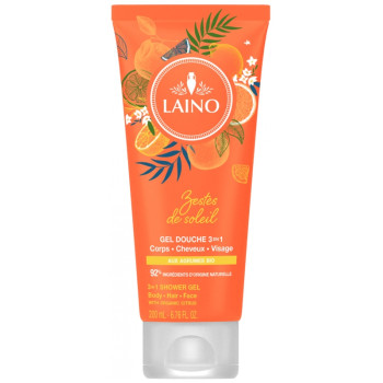 Gel douche 3en1 aux Agrumes Bio 200ml Laino