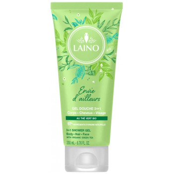 Gel douche 3en1 au Thé Vert Bio 200ml Laino