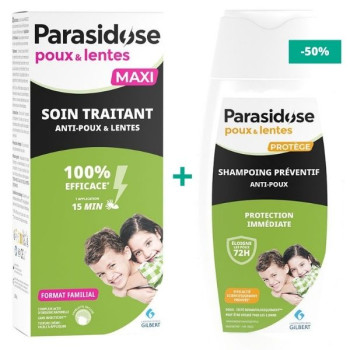 Parasidose Kit de traitement anti-poux Gilbert