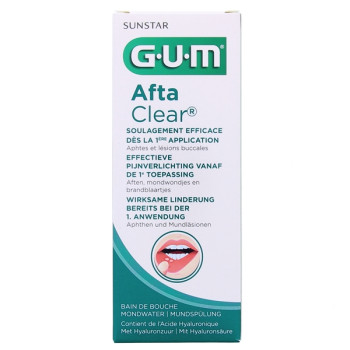 AftaClear Bain de bouche Aphtes 120ml GUM