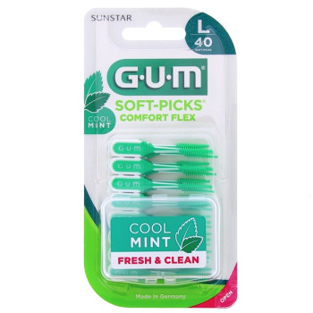 Bâtonnets Interdentaires Soft-Picks Comfort Flex Cool Mint L x40 Gum