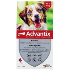 Advantix Chien Moyen 10-25kg...