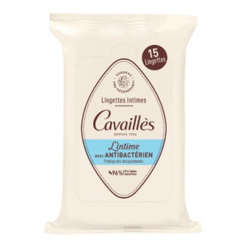 Lingettes Intimes Antibactérien x15 Cavaillès
