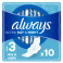 Always Serviettes Hygiéniques Ultra Day & Night avec ailettes x10