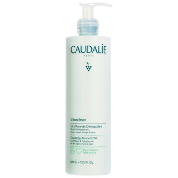 Vinoclean Lait d'Amande Démaquillant 400ml Caudalie