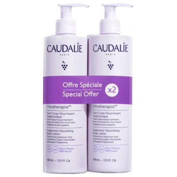Vinotherapist Soin Corps Nourrissant  Hyaluronique 2x400ml Caudalie