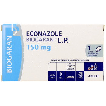 Econazole Biogaran LP 150mg Ovule x1