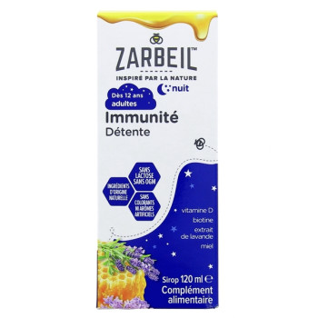 Sirop Immunité Nuit Adultes 120ml Zarbeil