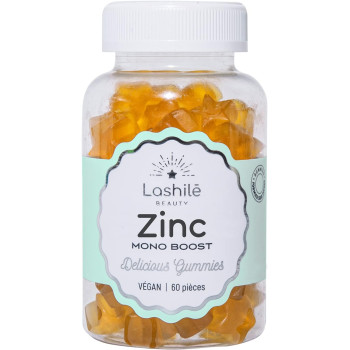 Zinc x60 Gummies Lashilé Beauty