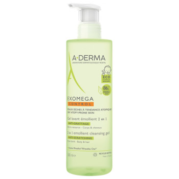 Exomega Control Gel lavant Émollient Anti-grattage 500ml A-Derma
